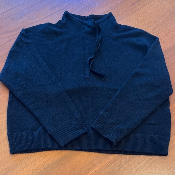 NakedCashmere Black Turtleneck Sweater - Picture 1 of 5